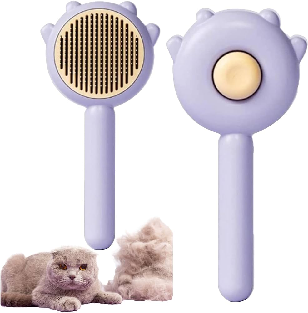 Pet Grooming Needle Brush Magic Massage Comb Hair Remover Pets General Supplies with Pet Nail Clippers For Cat Dog Cleaning Care