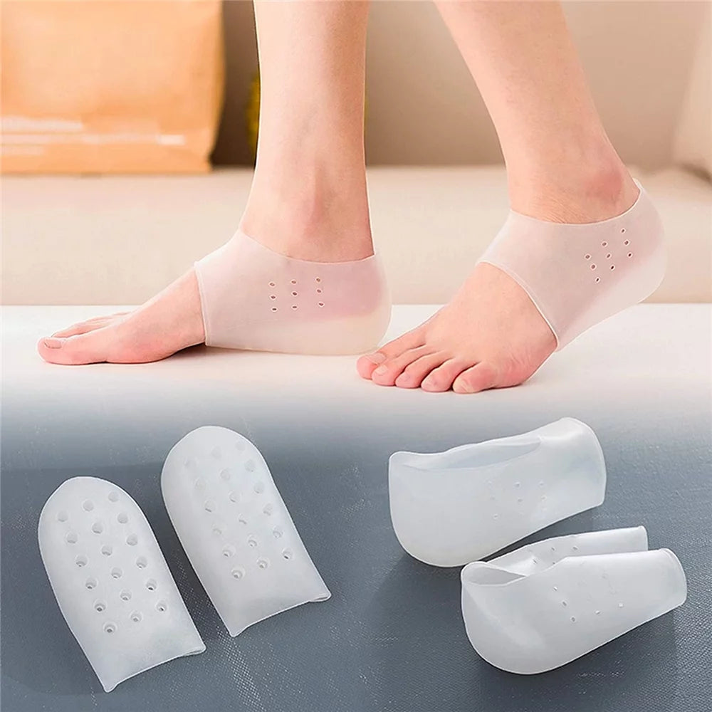 EiD 2cm 3cm 4cm Silicone Invisible Height Increase Insole Height Lift Taller 2in1 Soft Sock Shoes Pad for Men Women dropshipping